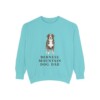Bernese Mountain Dog Dad Sweatshirt, Chalky Mint, front view