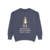 Bernese Mountain Dog Dad Sweatshirt, Denim, front view