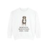 Bernese Mountain Dog Dad Sweatshirt, White, front view