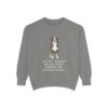 Bernese Mountain Dog Humor Sweatshirt, Grey, front view