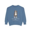 Bernese Mountain Dog Latin Sweatshirt, Blue Jean, front view