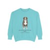 Bernese Mountain Dog Latin Sweatshirt, Chalky Mint, front view