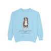 Bernese Mountain Dog Latin Sweatshirt, Chambray, front view