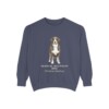 Bernese Mountain Dog Latin Sweatshirt, Denim, front view