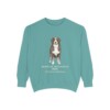 Bernese Mountain Dog Latin Sweatshirt, Seafoam, front view