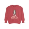 Bernese Mountain Dog Mom Sweatshirt, Crimson, front view