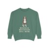 Bernese Mountain Dog Mom Sweatshirt, Light Green, front view