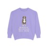 Bernese Mountain Dog Mom Sweatshirt, Violet, front view