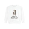 Bernese Mountain Dog Mom Sweatshirt, White, front view
