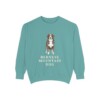 bernese-mountain-dog-sweatshirt-seafoam Bernese Mountain Dog Sweatshirt, Seafoam, front view