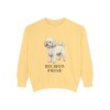 Bichon Frise Sweatshirt, Butter, front view