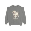 Bichon Frise Sweatshirt, Grey, front view