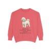 Bichon Frise Humor Sweatshirt, Watermelon, front view