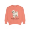 Bichon Frise Latin Sweatshirt, Terracotta, front view