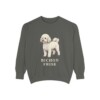 Bichon Frise Sweatshirt, Pepper, front view
