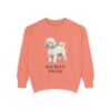 Bichon Frise Sweatshirt, Terracotta, front view