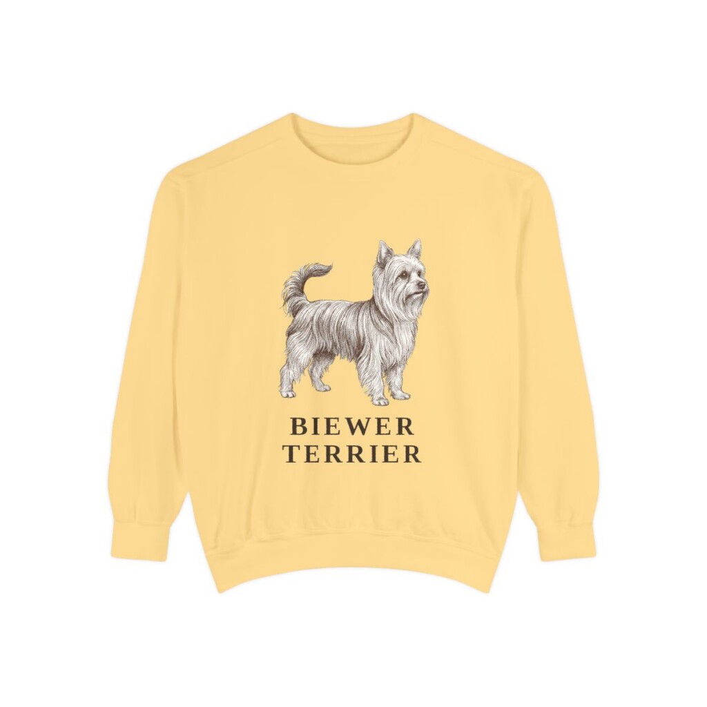 Biewer Terrier Sweatshirt, Butter, front view