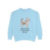 Biewer Terrier Dad Sweatshirt, Chambray, front view