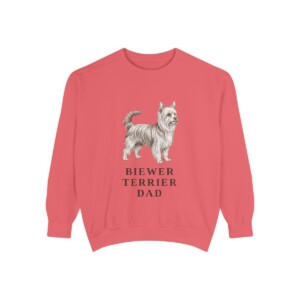 Biewer Terrier Dad Sweatshirt, Watermelon, front view