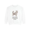 Biewer Terrier Dad Sweatshirt, White, front view