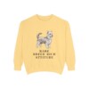 Biewer Terrier Humor Sweatshirt, Butter, front view