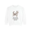 Biewer Terrier Mom Sweatshirt, White, front view