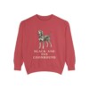 black-and-tan-coonhound-sweatshirt-crimson Black and Tan Coonhound Sweatshirt, Crimson, front view