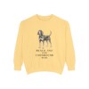 Black and Tan Coonhound Dad Sweatshirt, Butter, front view