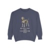 Black and Tan Coonhound Dad Sweatshirt, Denim, front view