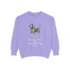 Black and Tan Coonhound Dad Sweatshirt, Violet, front view