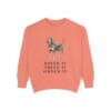Black and Tan Coonhound Humor Sweatshirt, Terracotta, front view
