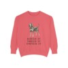 Black and Tan Coonhound Humor Sweatshirt, Watermelon, front view