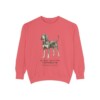 Black and Tan Coonhound Latin Sweatshirt, Watermelon, front view