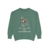 black-and-tan-coonhound-sweatshirt-light-green Black and Tan Coonhound Sweatshirt, Light Green, front view