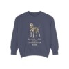 Black and Tan Coonhound Mom Sweatshirt, Denim, front view
