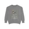 Black and Tan Coonhound Mom Sweatshirt, Grey, front view