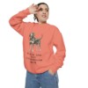 Black and Tan Coonhound Mom Sweatshirt, Terracotta, person 2 context