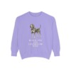 Black and Tan Coonhound Mom Sweatshirt, Violet, front view