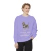 black-and-tan-coonhound-sweatshirt-violet-person-1-front Black and Tan Coonhound Sweatshirt, Violet, person 1 front
