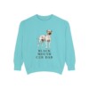 black-mouth-cur-sweatshirt-dad-chalky-mint Black Mouth Cur Dad Sweatshirt, Chalky Mint, front view