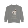 black-mouth-cur-sweatshirt-dad-grey Black Mouth Cur Dad Sweatshirt, Grey, front view