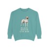 black-mouth-cur-sweatshirt-dad-seafoam Black Mouth Cur Dad Sweatshirt, Seafoam, front view