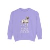 black-mouth-cur-sweatshirt-dad-violet Black Mouth Cur Dad Sweatshirt, Violet, front view