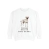 Black Mouth Cur Humor Sweatshirt, White, front view