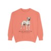 Black Mouth Cur Latin Sweatshirt, Terracotta, front view