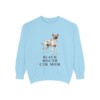 Black Mouth Cur Mom Sweatshirt, Chambray, front view