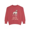 Black Mouth Cur Mom Sweatshirt, Crimson, front view