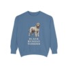 Black Russian Terrier Sweatshirt, Blue Jean, front view