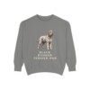 Black Russian Terrier Dad Sweatshirt, Grey, front view