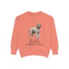 Black Russian Terrier Dad Sweatshirt, Terracotta, front view